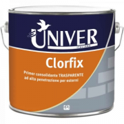 CLORFIX trasp. PRIMER FISSATIVO CONSOLIDANTE  SINTETICO UNIVER  LT 16   10-15 MQ/ LT.