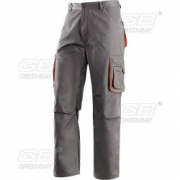 PANTALONE DA LAVORO GRIGIO-ARANCIO C/TASCHE  WILLIS GR. 350.