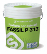 FASSIL P 313  FASSA B.  Idropittura minerale ai silicati  BIANCO LT 14 (4,5MQ/LT ).