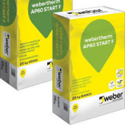 AP60 START F WEBER  COLLANTE PER CAPPOTTI  BIANCO KG 25 (PZ60).