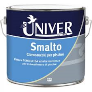 CLOROCAUCCIU' SMALTO PER PISCINE ALTA RESIST. AZZURRO  UNIVER LT 16.