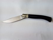 COLTELLO PATTADA SARDO MANICO CORNO BUFALO LAMA ALPACCA CM 9.