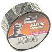 NASTRO ISOLANTE NERO cm 2,5x25 mt BOSTON.