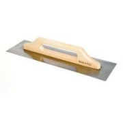 FRATTONE ACCIAIO FT. DURAFLEX LISCIO MANICO LEGNO 12X48 CM..*