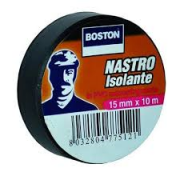 NASTRO ISOLANTE NERO BOSTON mm 15x10 mt.