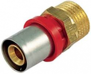 RACCORDO MULTISTRATO DRITTO MASCHIO 1/2 x 16  A PRESSARE COMPACT  TIEMME.