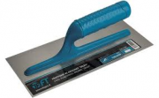 FRATTONE ACCIAIO SELEX  FT. LISCIO MANICO BLU PVC 12X28 CM.*