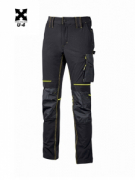 PANTALONI U.POWER MOD. ATOM 260GR. STRETCH BLACK CARBON.