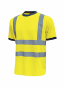 T-SHIRT MAGLIETTINA U.POWER MOD. MIST 180 GR. POLIEST+ COTONE GIALLO FLUO.