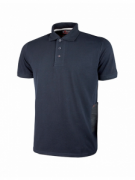 POLO MANICHE CORTE U.POWER MOD. GAP COTONE + POLIEST. 185 GR GRIGIO.