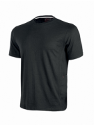 T-SHIRT MAGLIETTINA U.POWER MOD. ROAD 145GR.SLIM FIT BLACK CARBON.