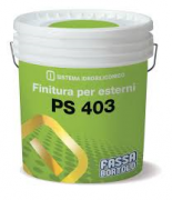 PS 403 PITTURA IDROSILICONICA PER ESTERNI SUPER TRASP. LT 14   BIANCO.