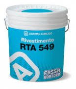 RTA 549 FASSA B. RIVESTIM. ACRILICO C/ANTIMUFFA  1,0 MM  KG 25  FASCIA 1.