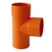 TEE  PVC ARANCIO 87^              D.40.