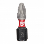 INSERTO TRAPANO A CROCE POZIDRIVE BLISTER 2 PZ. MM 25 - MIS.2 MILWAUKEE.