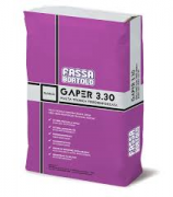 GAPER 3.30 MASSETTO AUTOLIV. ( MANUALE )  3-30 MM.  FASSA B. GRIGIO KG 25.